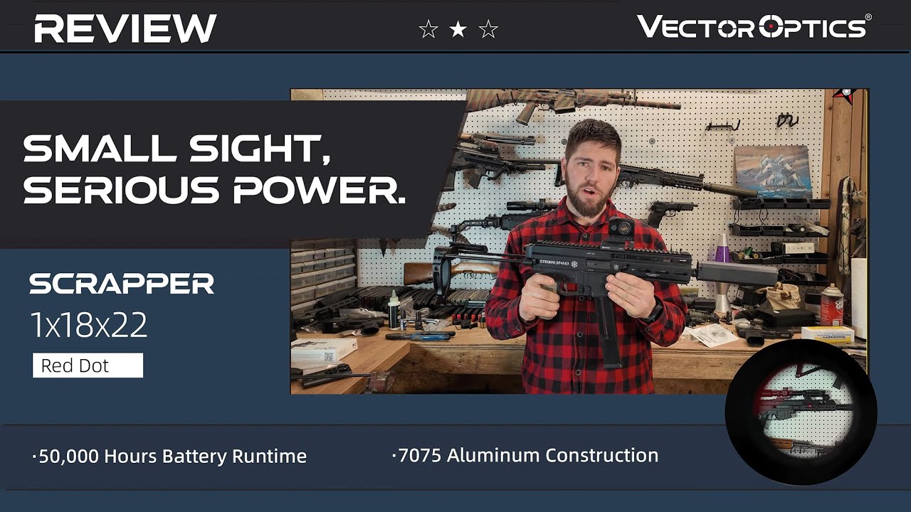 Vector Optics Scrapper 1x25 Mini Enclosed Red Dot (SCRD-74