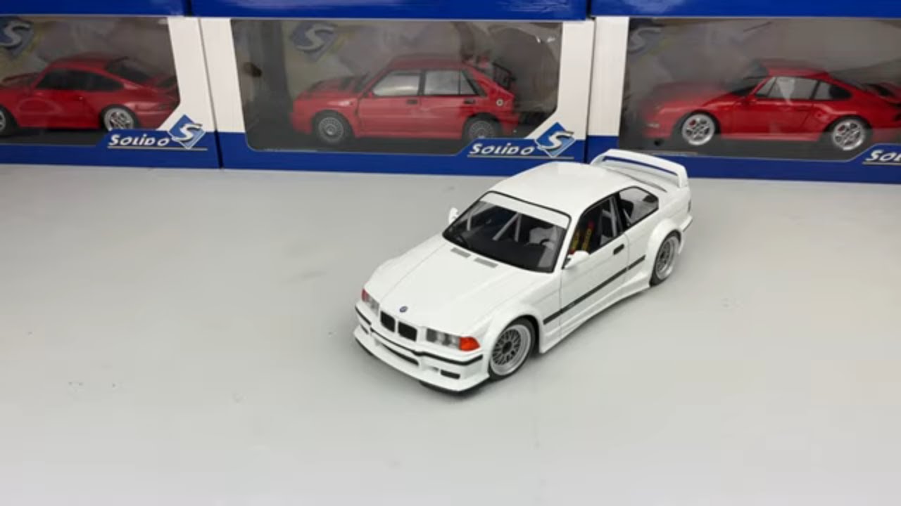BMW M3 E36 GTR Plain Body White (1993) – 1:18 WERK83 Review - YouTube