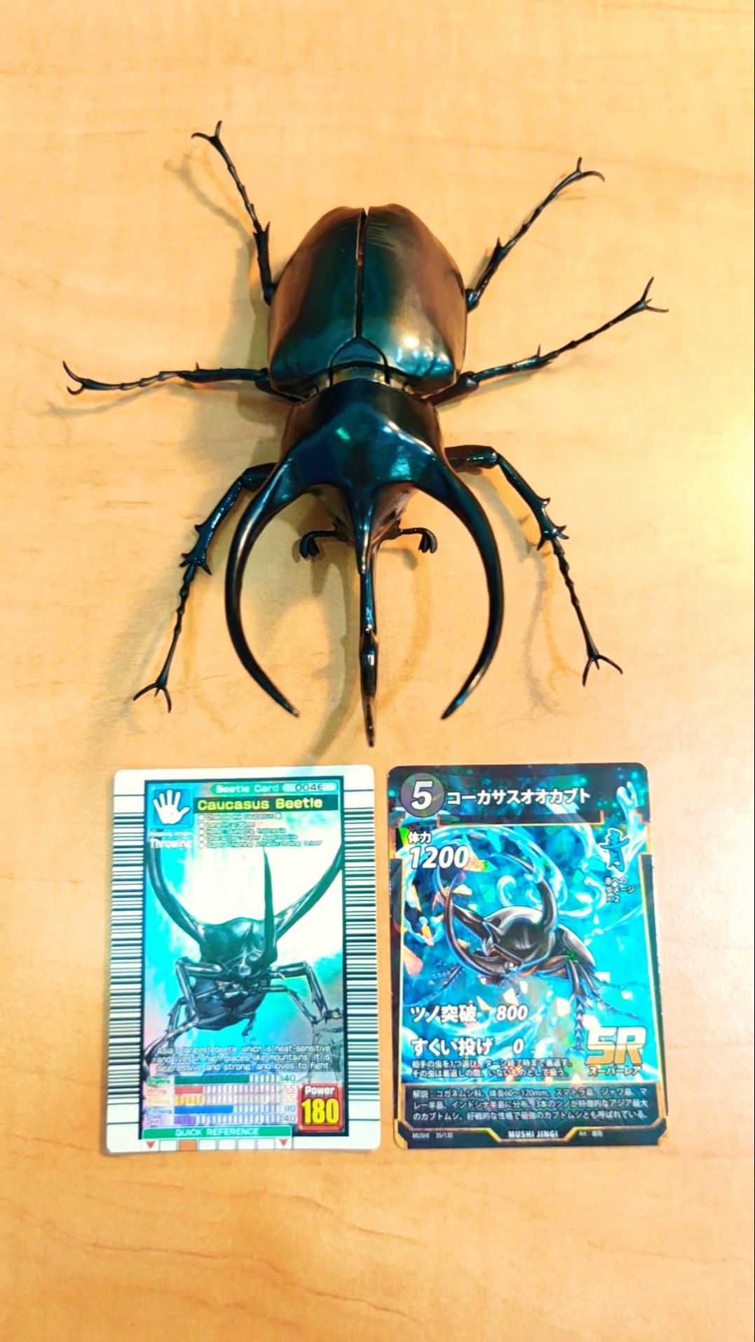 甲虫王者ムシキング X 蟲神器 - コーカサスオオカブト #ムシキング #蟲