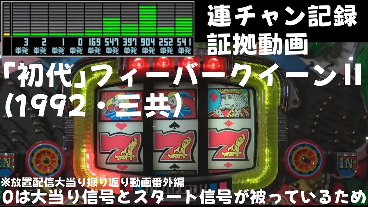 懐パチンコ】「初代」フィーバークイーンⅡ 放置配信連チャン証拠動画