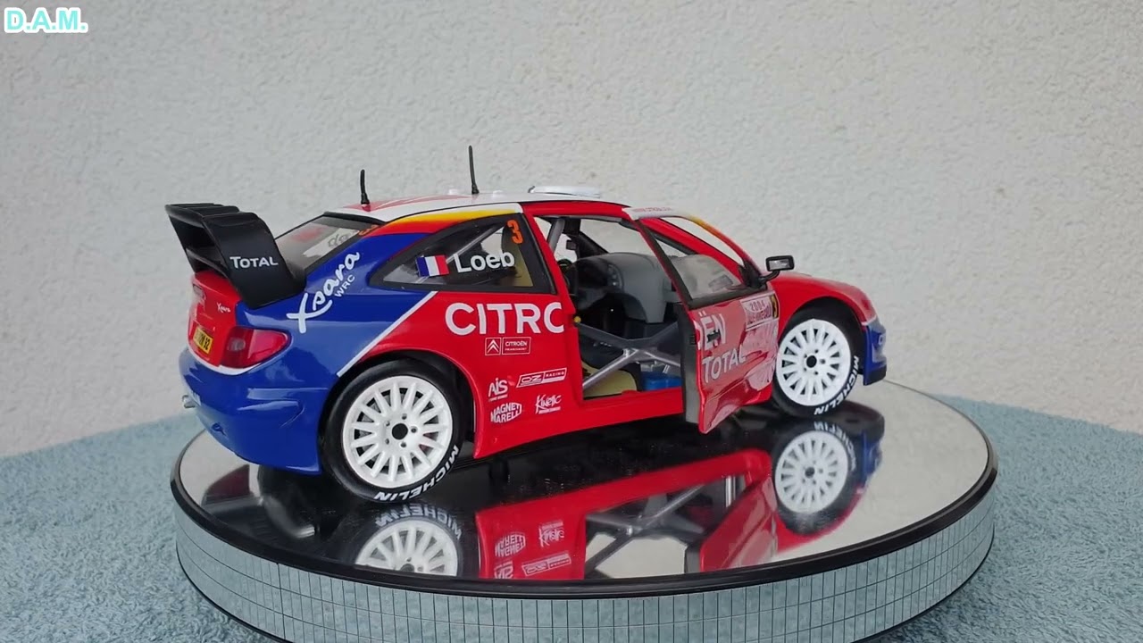 Citroen Xsara WRC 2004 #3 Loeb / Elena Tour de Corse Solido 1/18