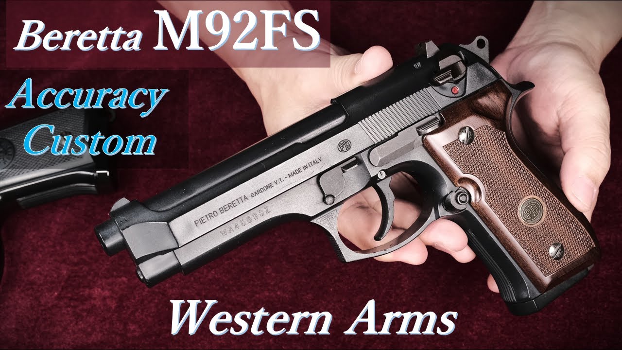Out-of-print M92FS [Accuracy Custom] Fixed Slide Gas Gun / Western