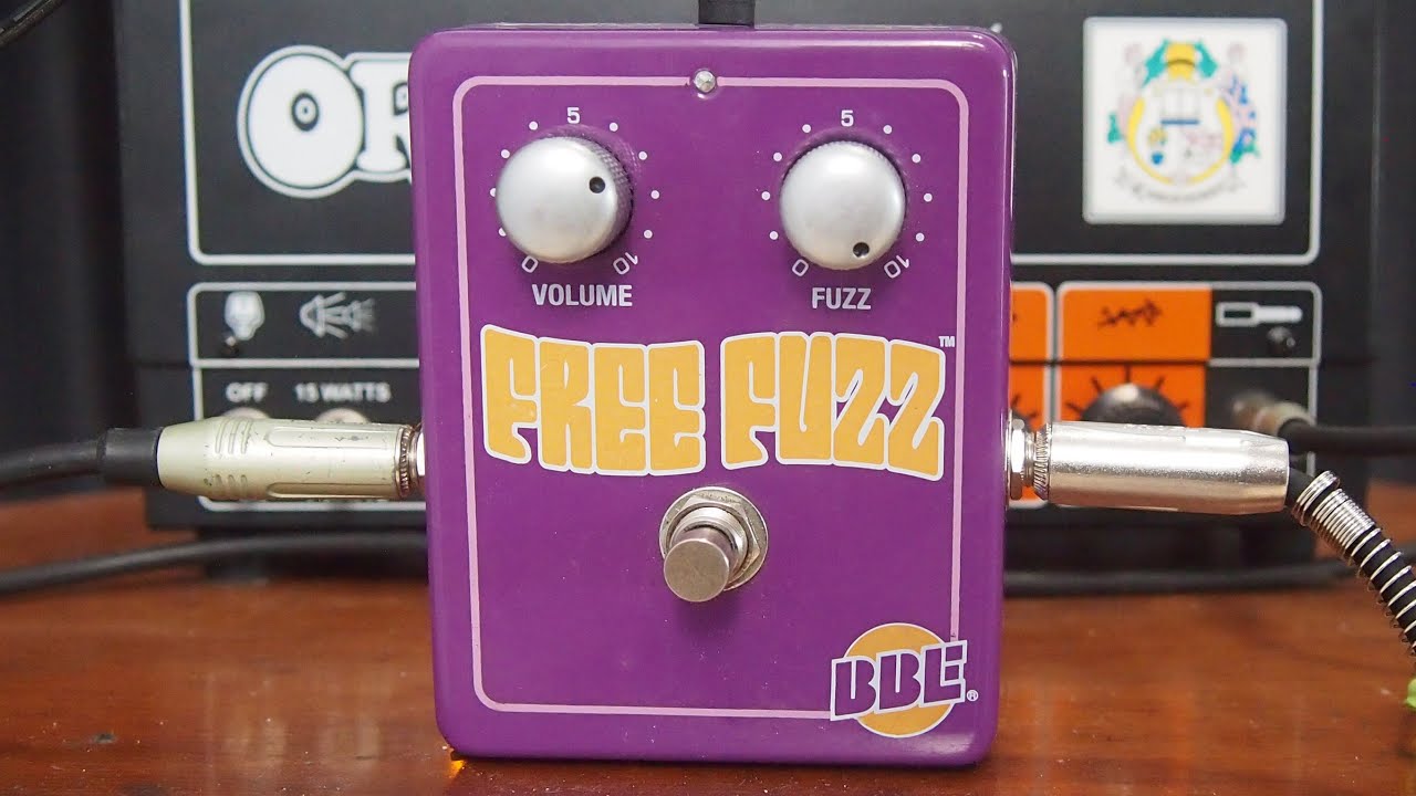 BBE Free Fuzz Pedal - YouTube