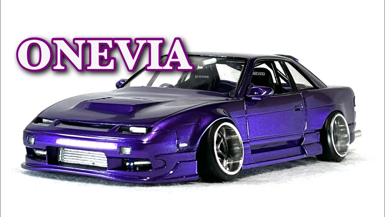 tamiya s13silvia onevia - YouTube