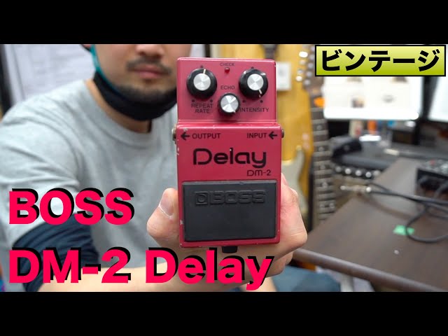 元祖コンパクトディレイ！！ビンテージのBOSS「DM-2 Delay」を弾かせて