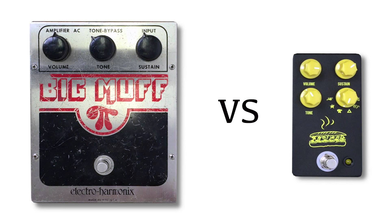 1978 EHX Big Muff vs JHS Pedals Muffuletta - YouTube