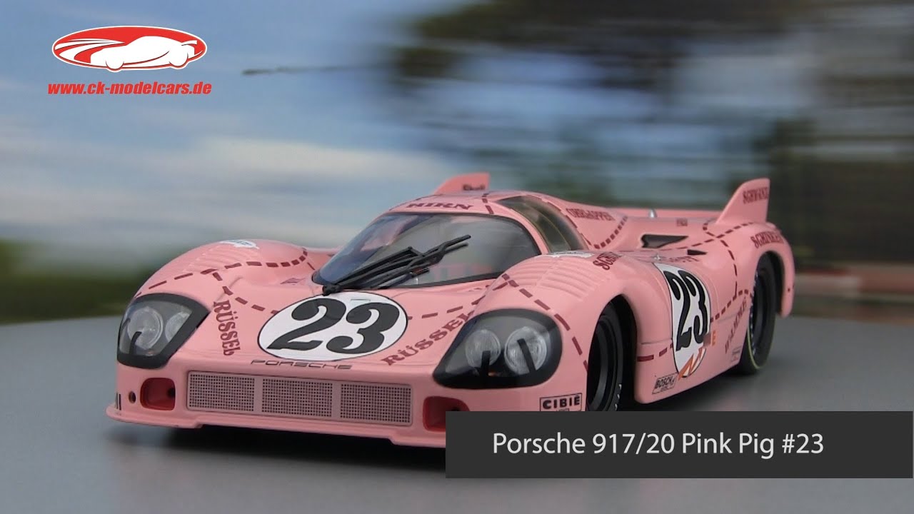 WERK83 1:18 Porsche 917/20 Pink Pig #23 24h LeMans 1971 Kauhsen