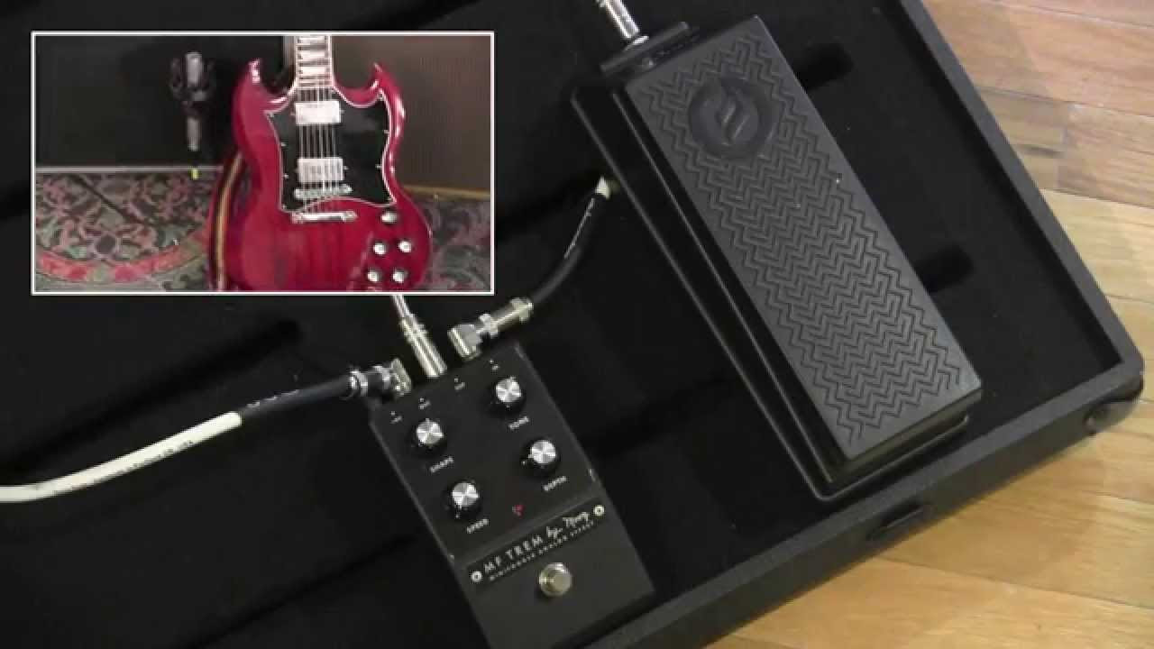 MOOG MF TREM demo with Expression Pedal Tremolo - YouTube