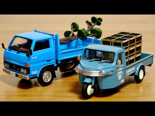 人気爆発中！？ 樹木と醤油を運んじゃってます！懐かしの商用車