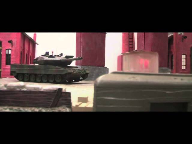 1/24 RCバトルタンク レオパルト2 A6 - YouTube