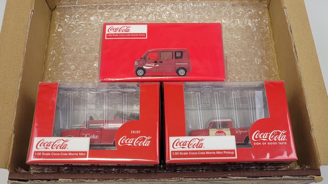 香港のミニカー「Tiny City」を開封です！コカ・コーラ