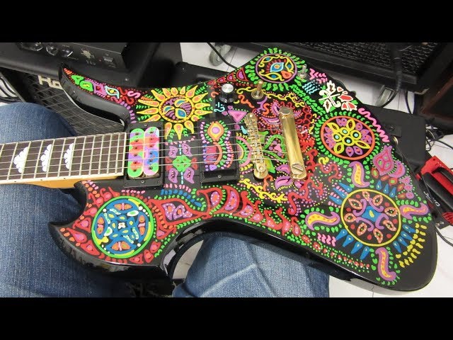 Fernandes Burny MG 120X Hide Signature Guitar - YouTube