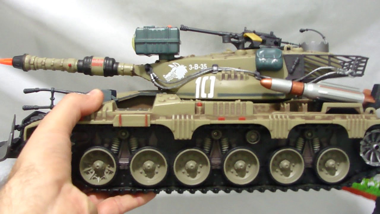 Soldier Force Deluxe Battle Tank - YouTube