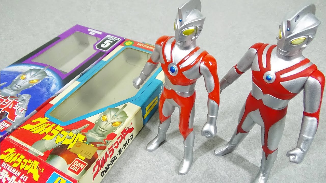 Soft Vinyl Comparison] Ultraman Ace from the Ultra Hero Series