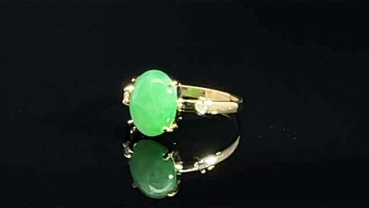 11号サイズ・プレミアム・K18・艶美麗・透明感抜群】（プレミアム濃緑