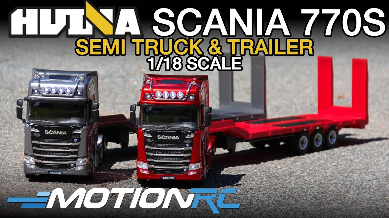 All-New Huina Scania 770S 1/18 Scale Semi Tractor & Optional