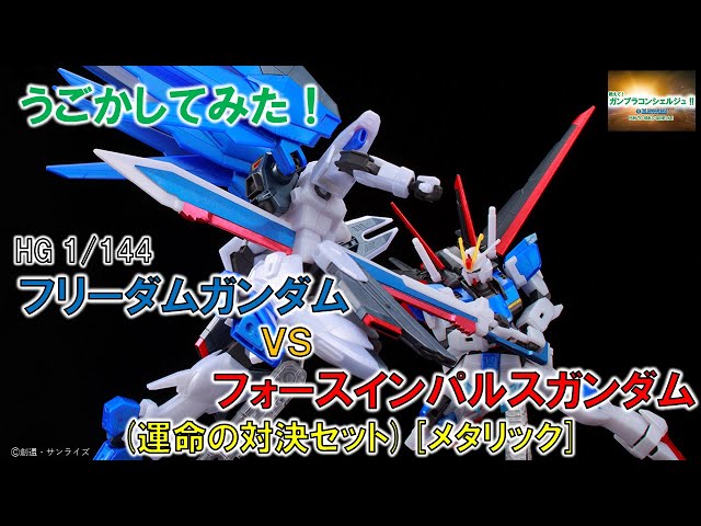 HG 1/144 フリーダムガンダムvsフォースインパルスガンダム(運命の対決