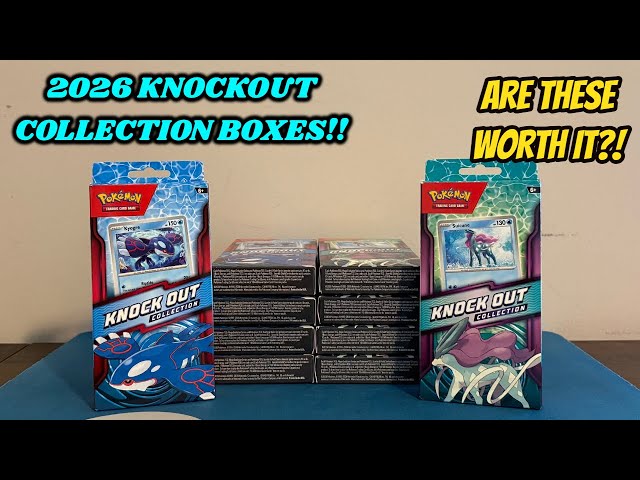 Are these NEW 2026 Pokemon KNOCKOUT COLLECTION BOXES worth it