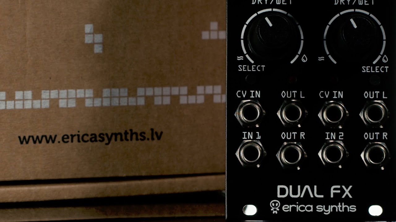Erica Synths Dual FX | Modular Synthesizer Effects - YouTube