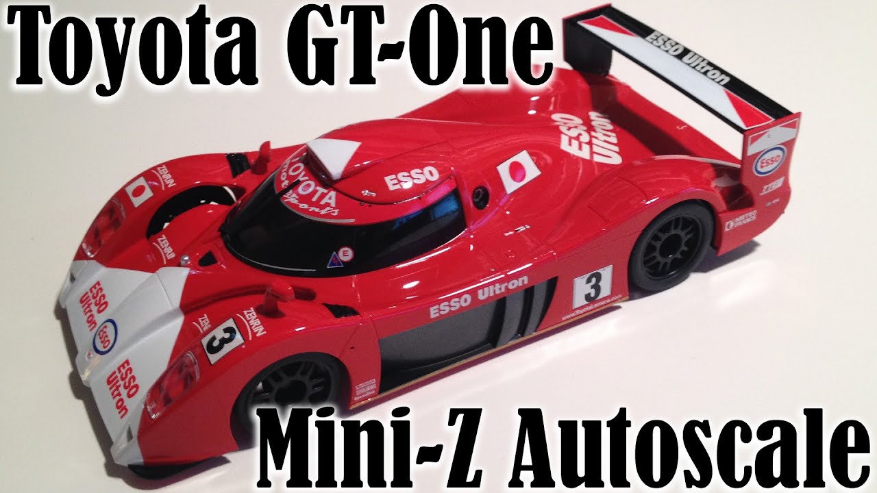 Unboxing the Toyota GT-One TS020 Kyosho Mini-z Body pt MZP334L3