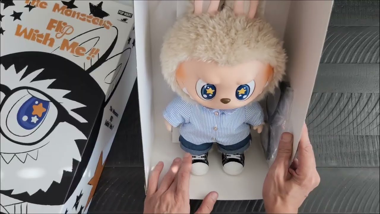 VIDEO 500!!!! POPMART - The Monsters - Flip With Me vinyl face