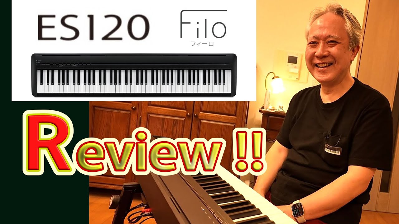 KAWAI ES120Filo】レビュー（解説・デモ演奏）／Review - YouTube