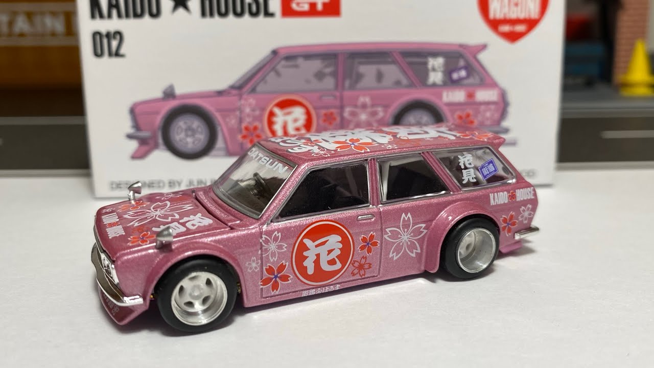 Mini GT Kaido House Datsun 510 Wagon Hanami V1 Review - YouTube