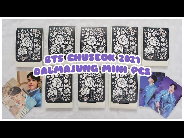 ✨ UNBOXING BTS DALMAJUNG 2021 CHUSEOK MERCH - MINI PHOTOCARDS