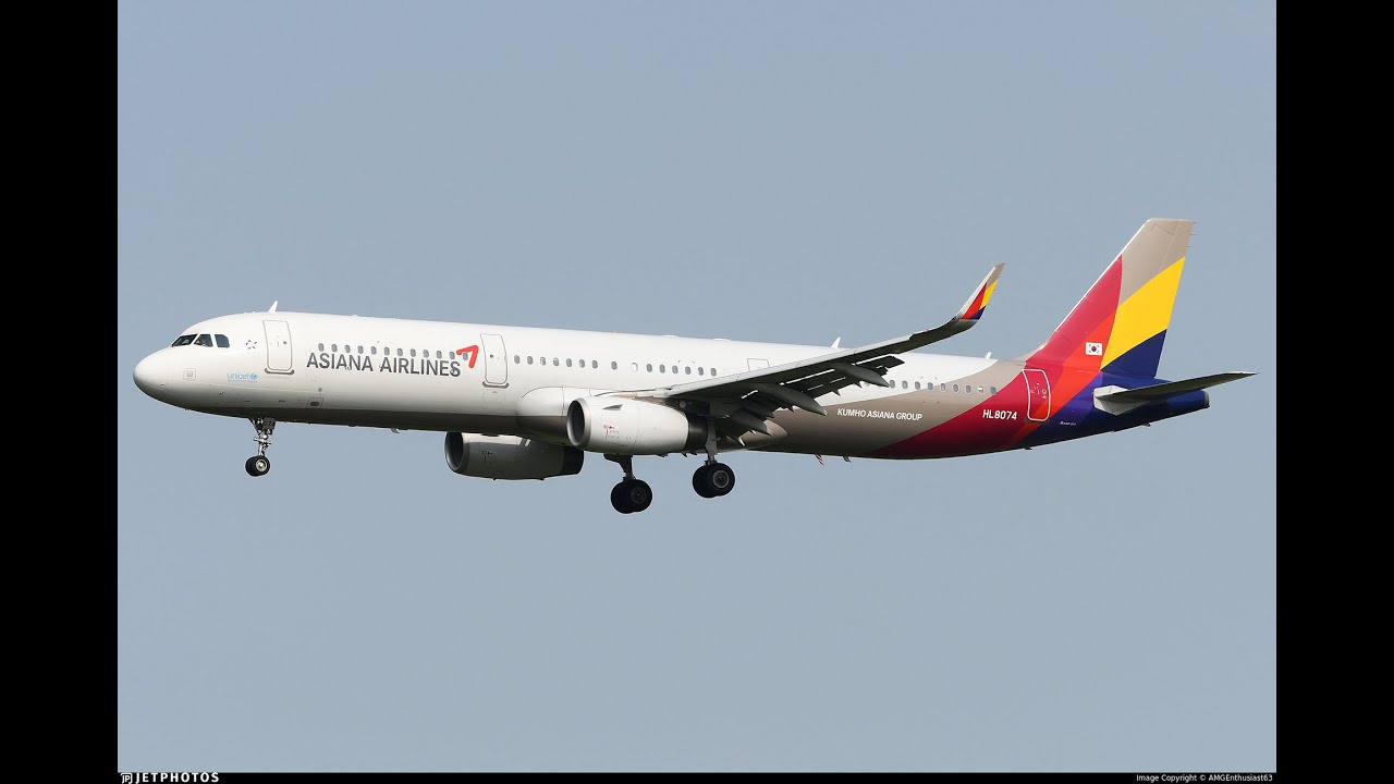 航空機・ヘリコプター Asiana aviationtag Airbus A321-100HL7594