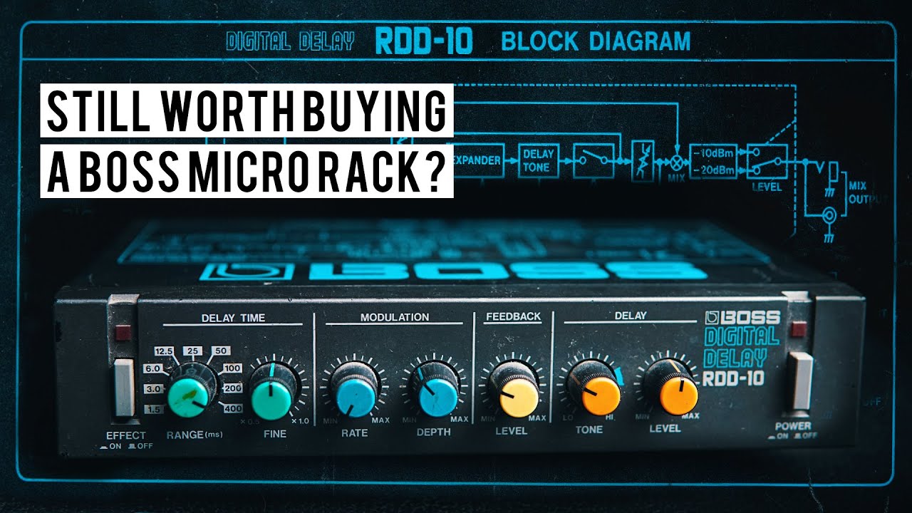 Vintage Boss RDD-10 Micro/Half Rack Delay- I Use This Delay For