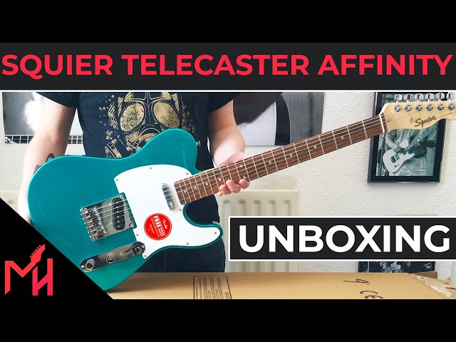 Squier Telecaster Affinity in Race Green - Unboxing & Sound Demo