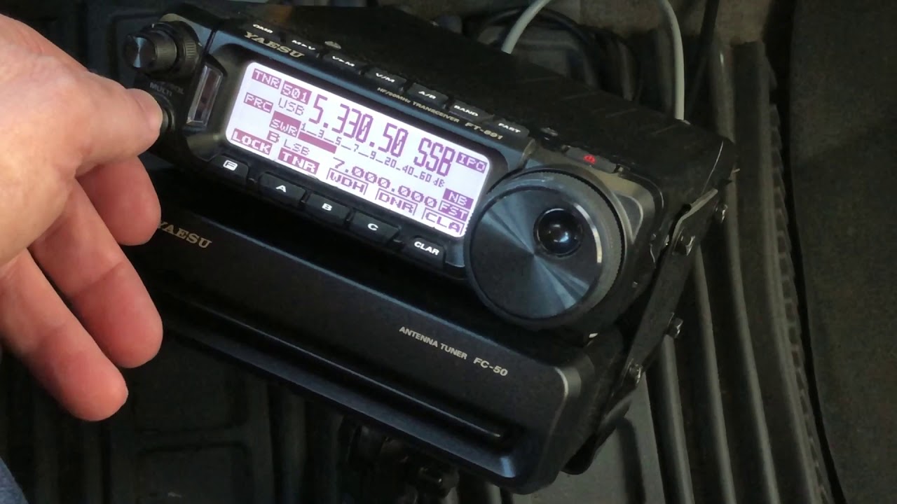 Yaesu FC-50 Antenna Tuner with the FT-891 #yaesu #fc50 #antenna