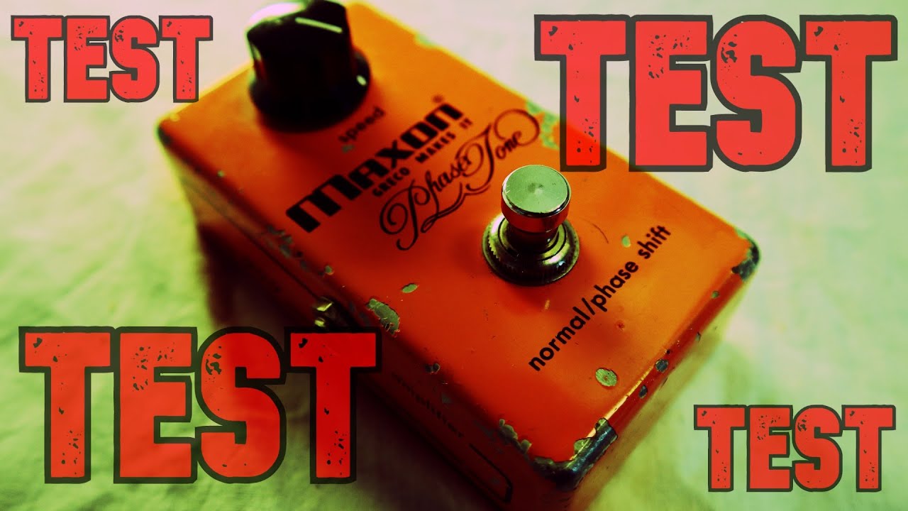 Vintage Maxon Phase Tone PT-999 demo & test - YouTube
