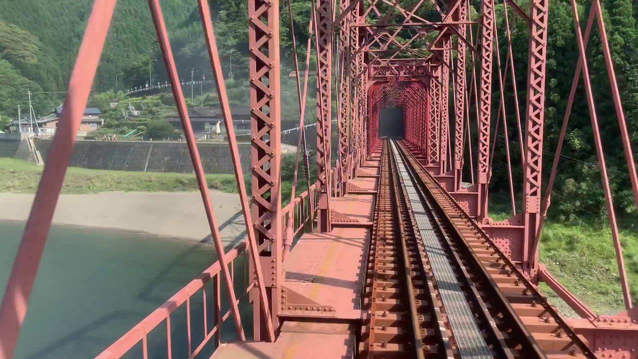 熊本の老舗模型店:球磨川第一橋梁を渡るSL人吉からの動画