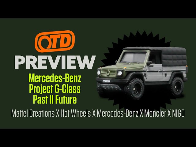OTD Preview: Mattel Creations X Hot Wheels X Mercedes X Moncler X