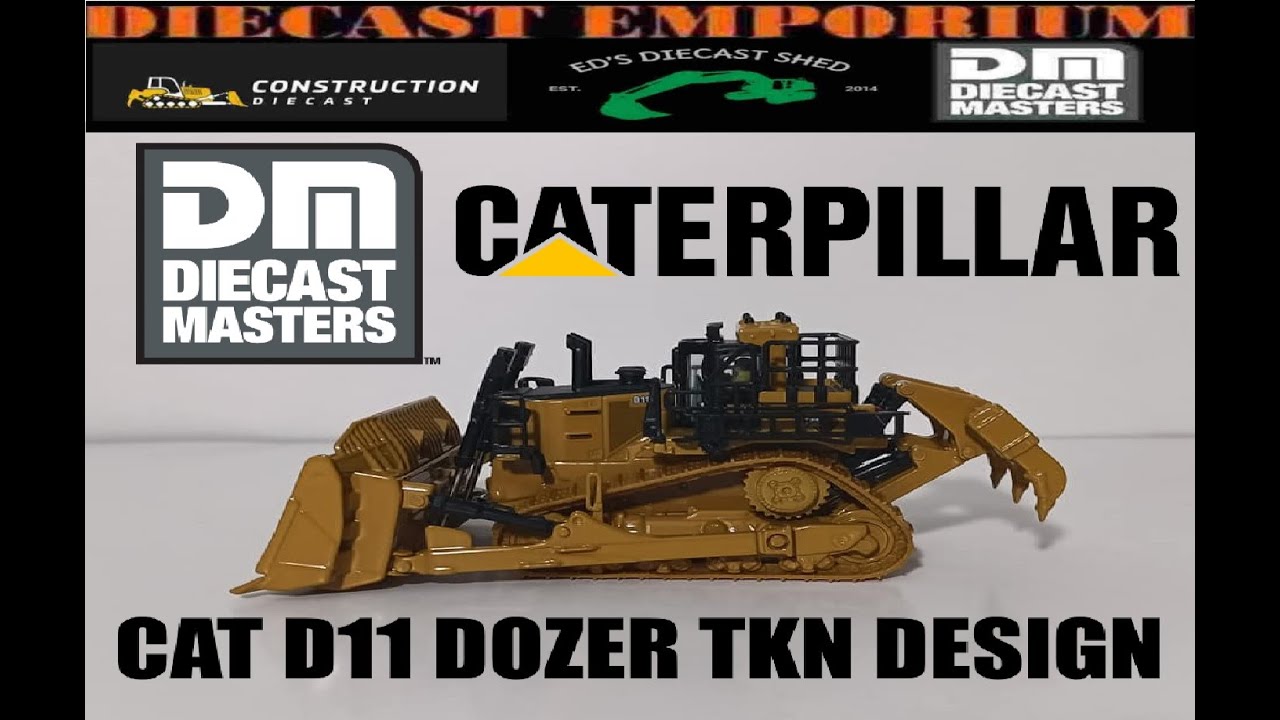 Diecast Masters Caterpillar D11 Dozer TKN Design 1:87 HO Scale