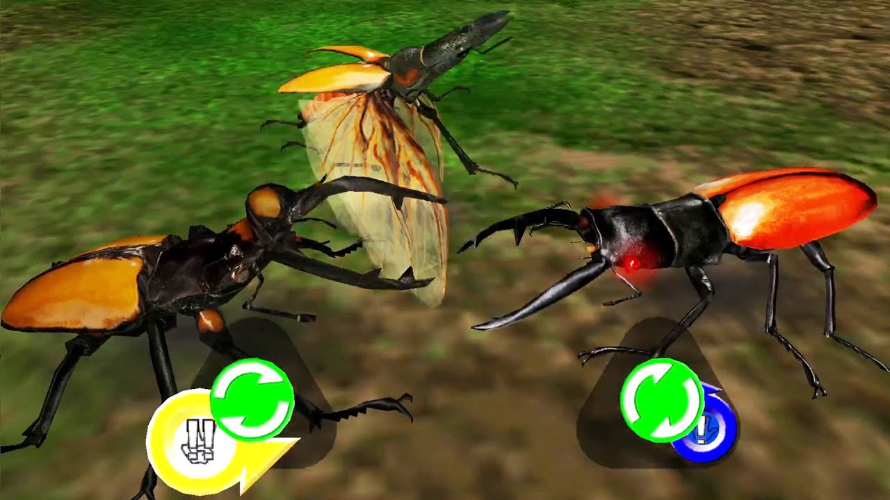 アーケード] 甲虫王者ムシキング - ラコダールツヤクワガタ X キプル