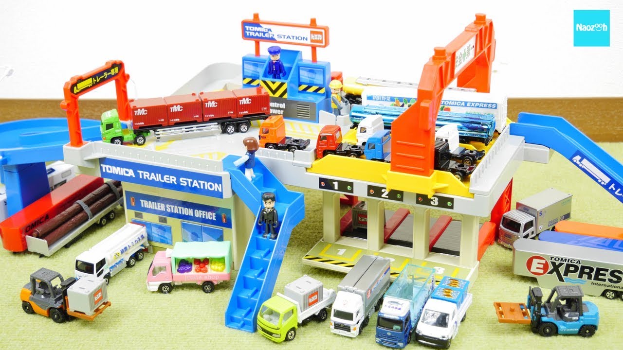 Tomica Easy Connection Fun Trailer Station / Tomica, TOMICA