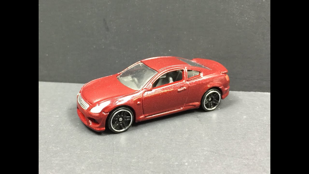 Hot Wheels Infiniti G37 1:64 - YouTube