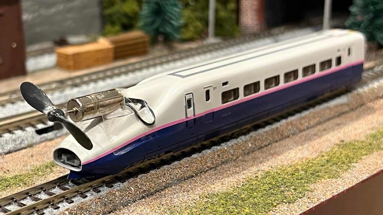 Nゲージ】リアル日本版シーネンツェッペリン、E5系＋E6系、EF81牽引