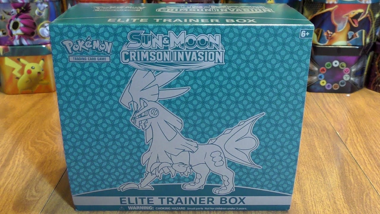Crimson Invasion Elite Trainer Box Opening - YouTube