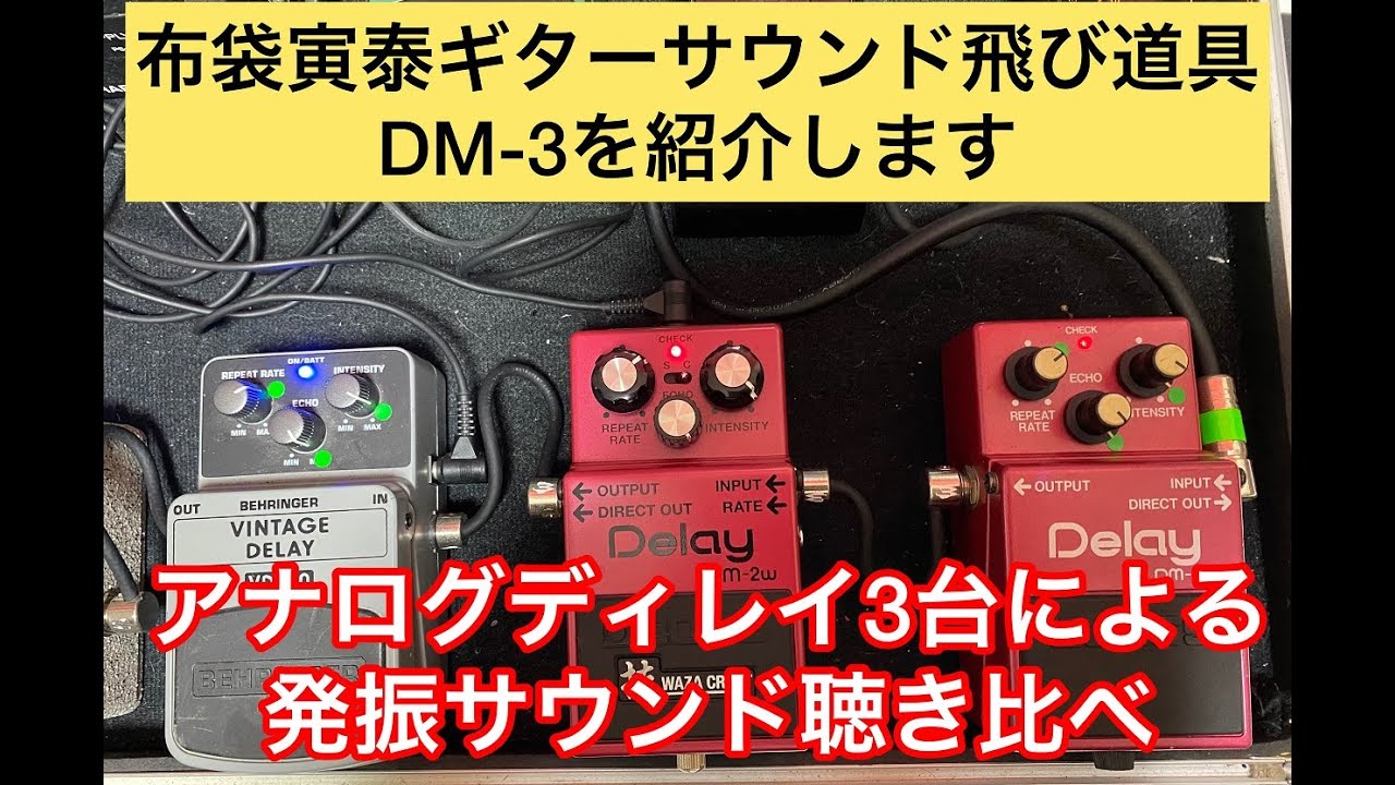 BOSS DM-3発振サウンドを紹介します。 - YouTube