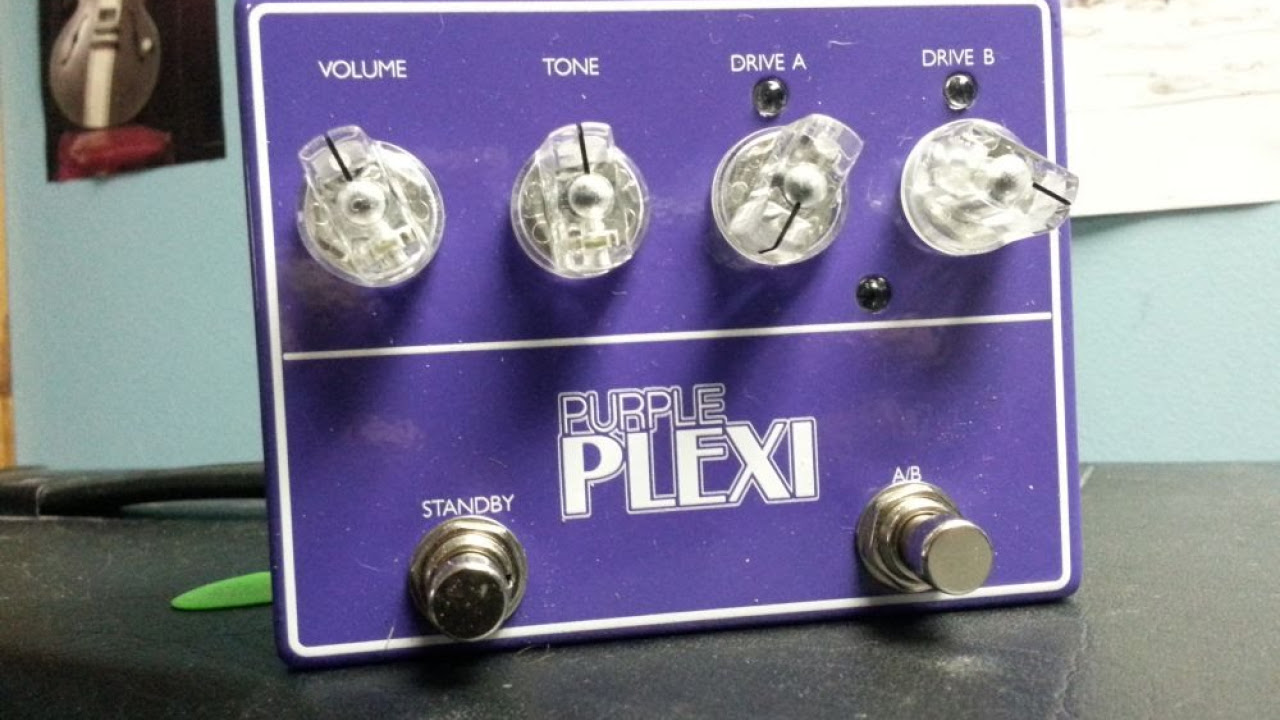 Lovepedal Purple Plexi LE Pedal - YouTube