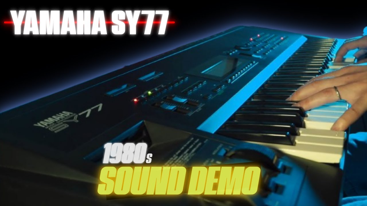 YAMAHA SY77 清水信之ボイスカード サウンドデモ - YouTube