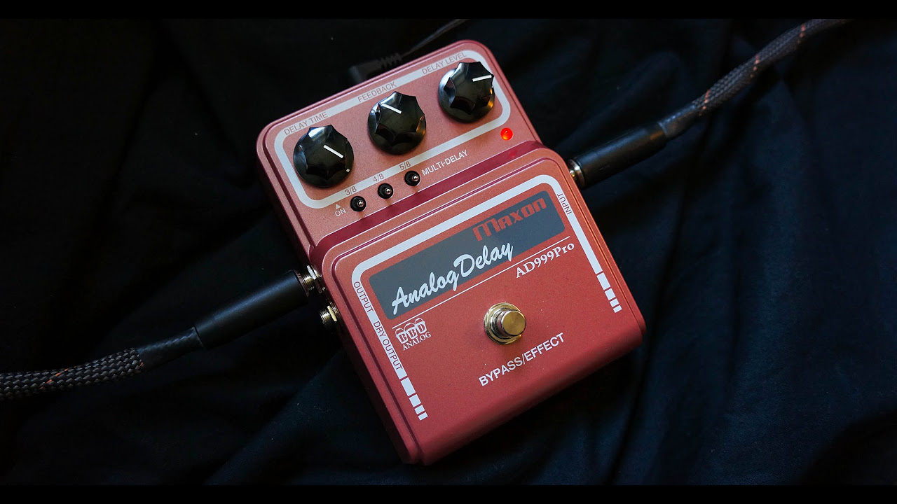 Maxon : AD10 ANALOG DELAY - YouTube