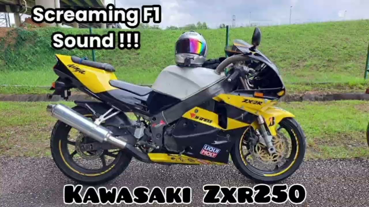97 ZXR 250 FULL THROTTLE & F1 SOUND 4K - YouTube