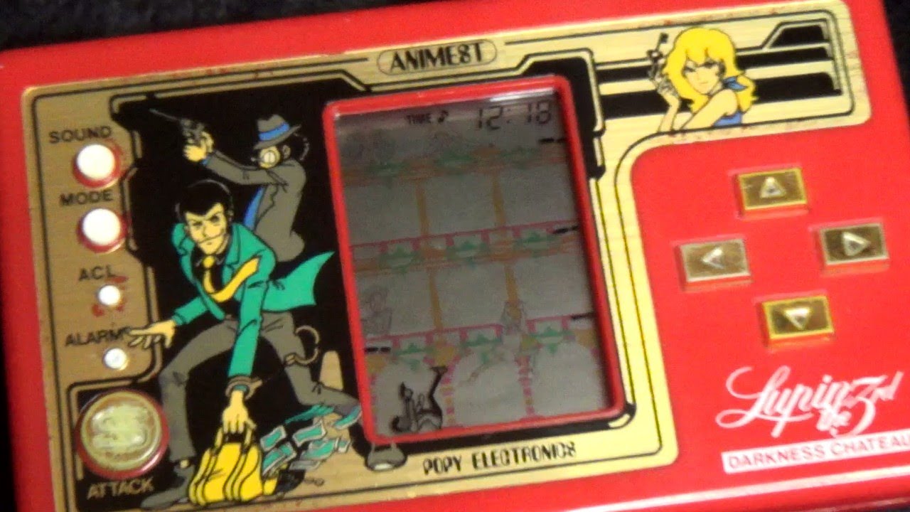 レトロ 液晶ゲーム】ポピー アニメスト ルパン三世 暗闇の城