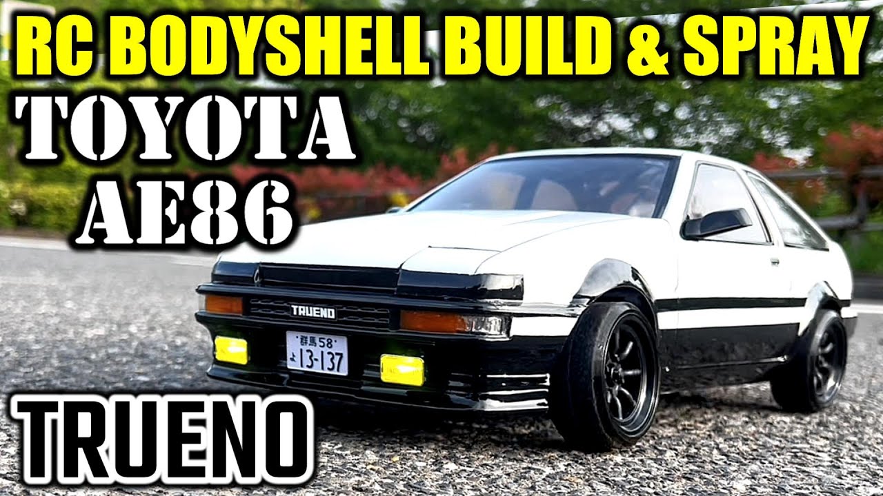 TOYOTA AE86 Sprinter Trueno 3DR painted in 