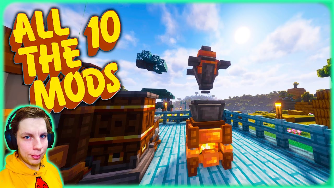 All The Mods 10 EP5: Super fast item transfer in Theurgy modpack