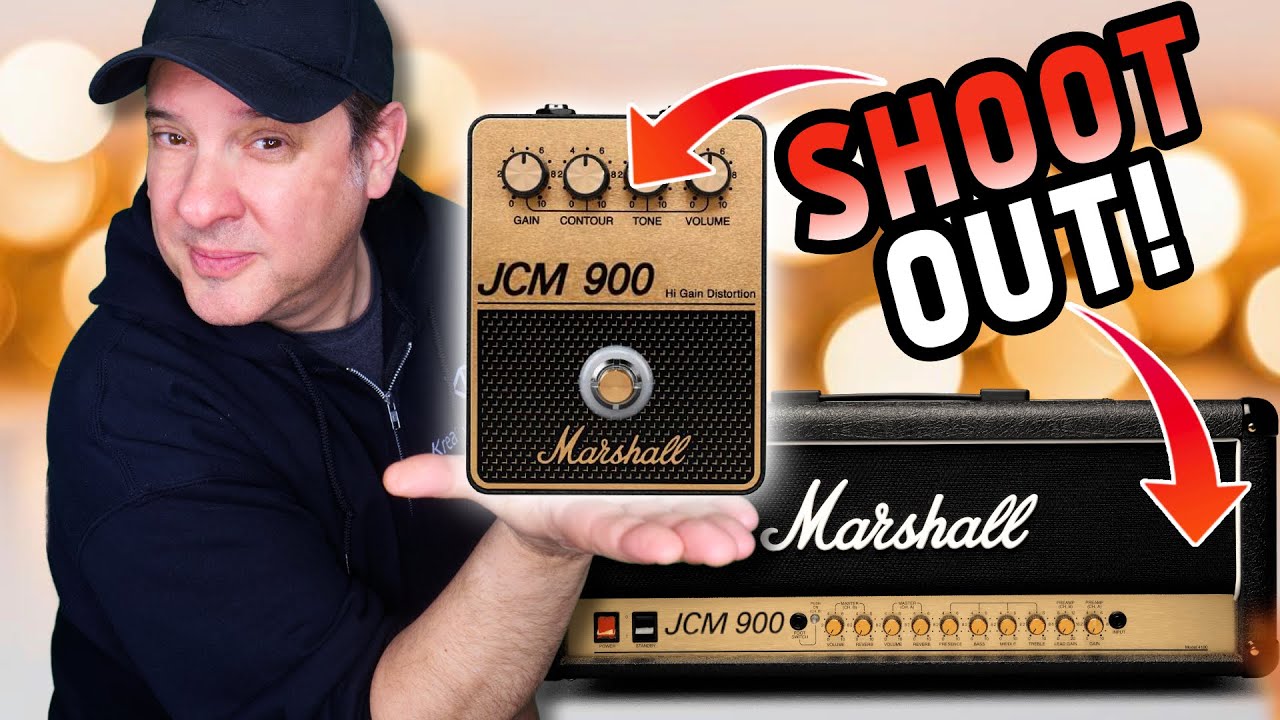 Marshall JCM 900 Pedal vs. Real Deal HEAD to HEAD! - YouTube